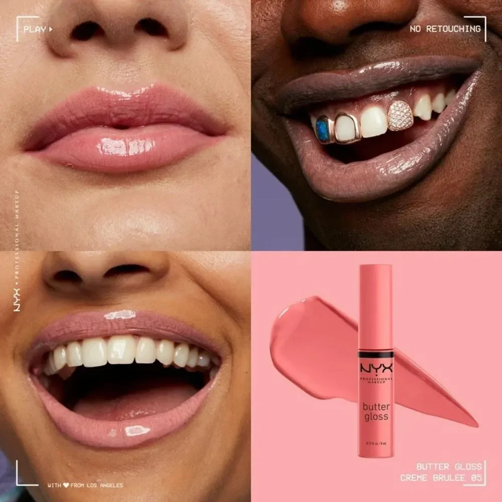 5/$25💜 NYX Butter Gloss Creamy Lip Gloss in Creme Brulee